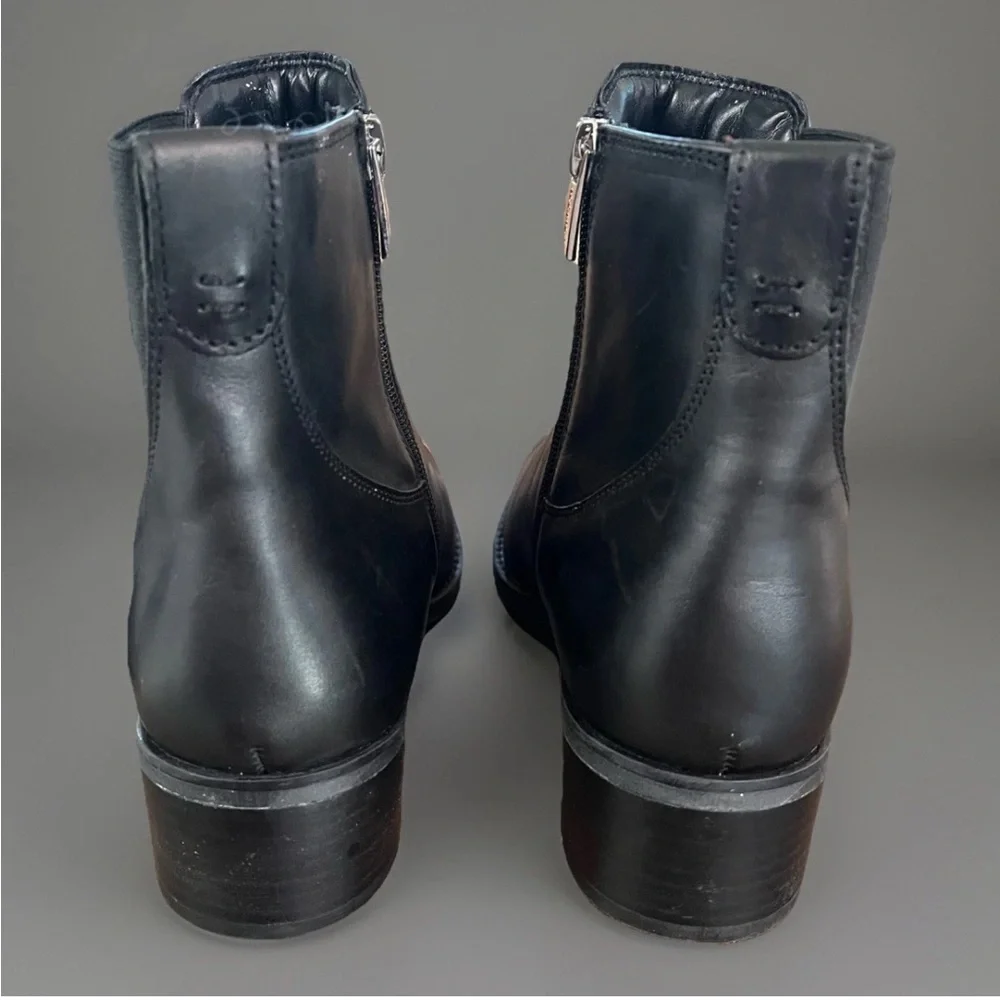Rockport Piper Trutech Leather Women’s Black Booties - Size 8.5 - MSRP $179